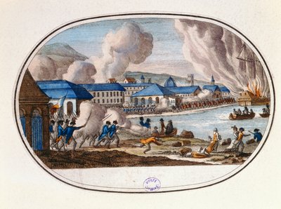 The last day of the Siege of Toulon, 18 December, 1793 by French School