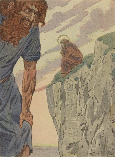 The Legend of St Lawrence and the Giant Finn by French School