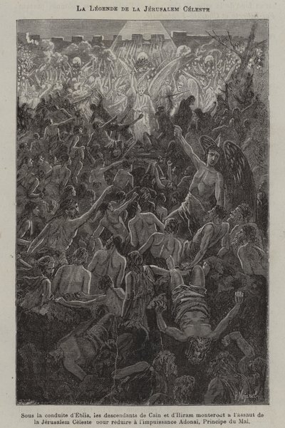 The legend of the Heavenly Jerusalem by French School