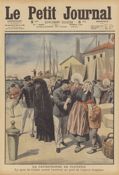 The loss of the French Navy submarine Pluviose by French School