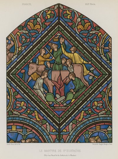 The martyrdom of Saint Eustace by French School