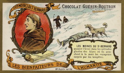The monks of the Hospice of St Bernard by French School