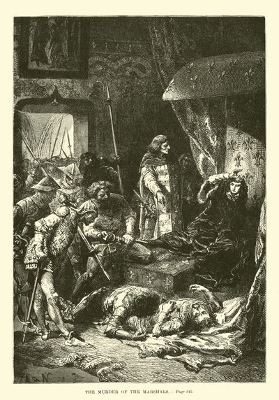 The Murder of the Marshals by French School