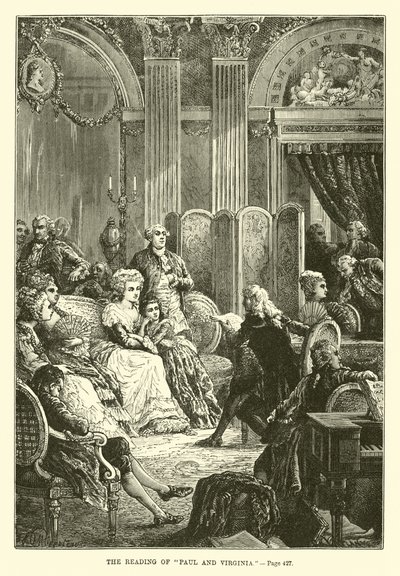 The Reading of Paul and Virginia by French School