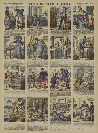 The secrets of a vat of tar by French School