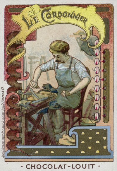 The shoemaker by French School