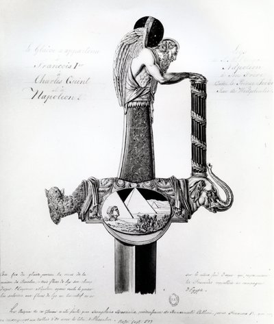 The Sword Owned by Francis I of France, Charles V, Holy Roman Emperor, and Napoleon Bonaparte with Motif Representing Napoleon