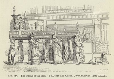 The Throne of the Shah by French School