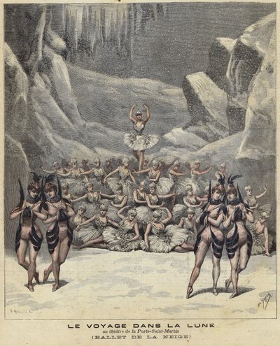 The Trip to the Moon by French School