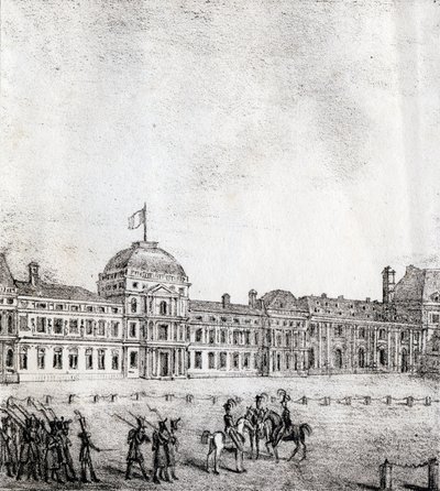 The Tuileries by French School