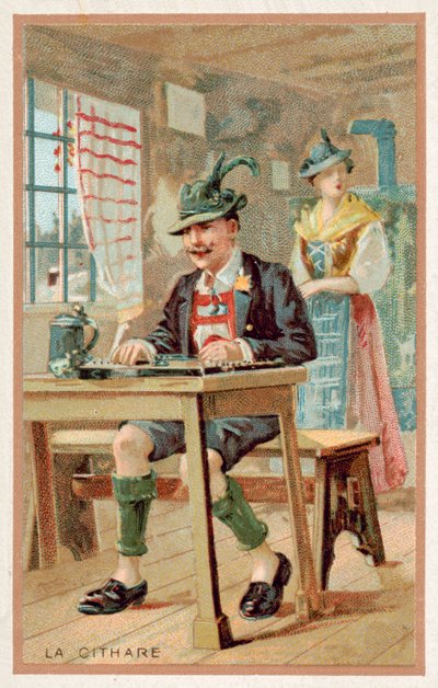 The Zither by French School