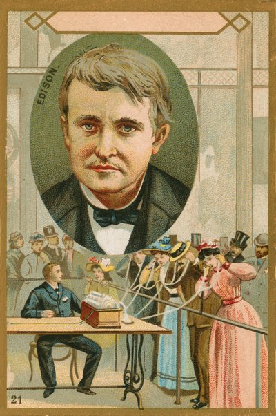 Thomas Edison by French School
