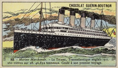 Titanic, British transatlantic liner by French School