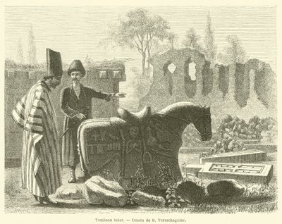 Tatar Tomb (engraving) by French School