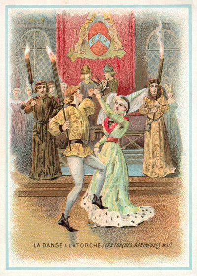 Torch dance by French School