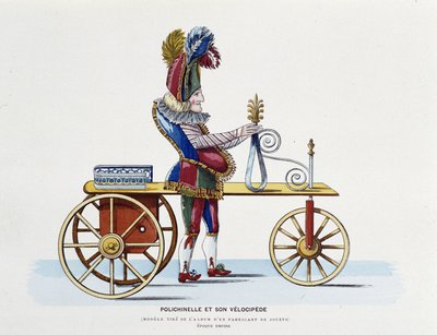 Toy of the First Empire: Polichinelle and Its Velocipede by French School