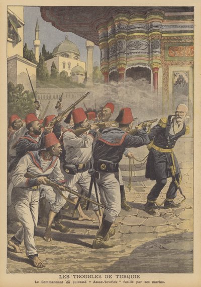 Troubles in Turkey by French School