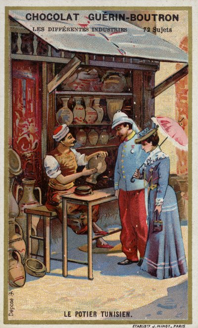 Tunisian potter by French School