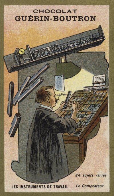 Typesetters Composing Stick by French School