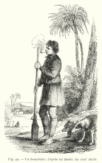 A Buccaneer; After a Drawing from the 17th Century by French School