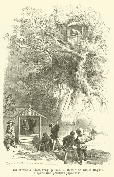 A Hermit in Kyoto by French School