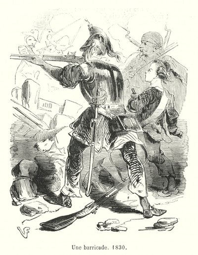 A Barricade by French School