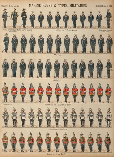 Uniforms of the Russian Army and Navy by French School