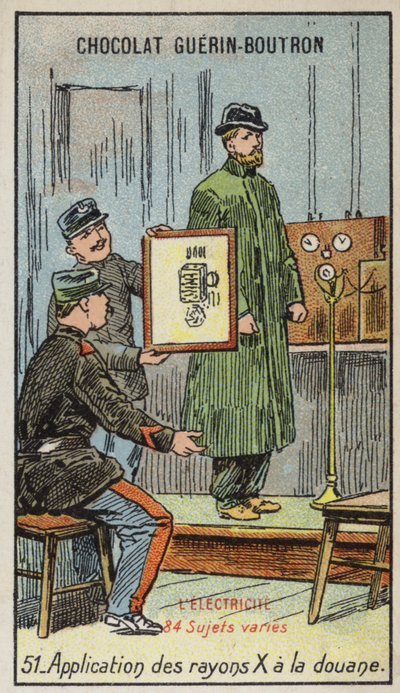 Using X-rays at customs by French School