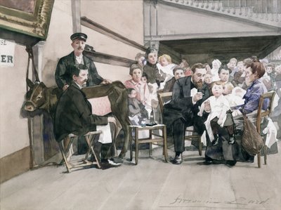 Vaccination of Infants at the Institut de la Vaccine, Paris, c.1900 by French School