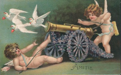 Valentine Cupid by French School