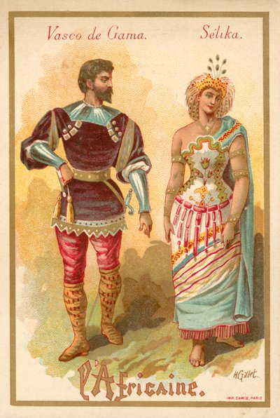 Vasco da Gama and Selika, from Giacomo Meyerbeer
