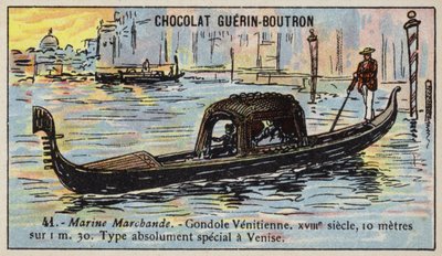 Venetian Gondola by French School