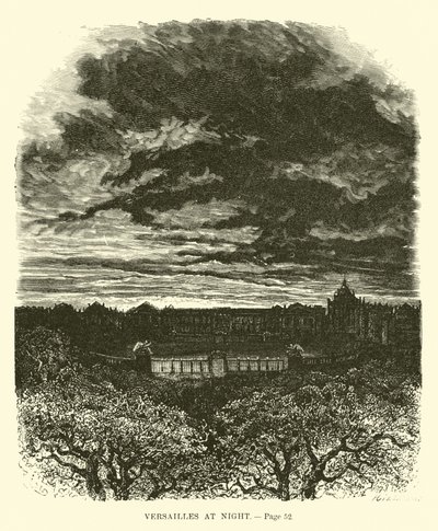 Versailles at Night by French School