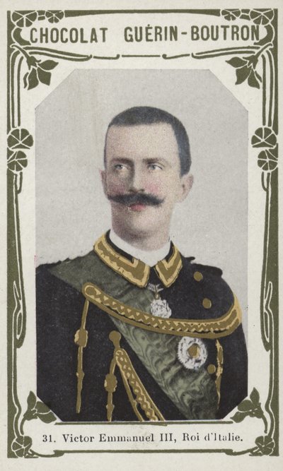 Victor Emmanuel III, King of Italy by French School