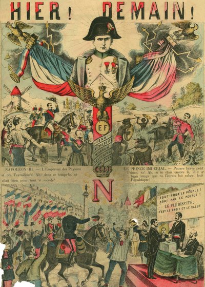 Victor Napoleon at the head of Bonapartists