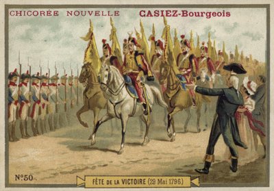 Victory parade, 29 May 1796 by French School