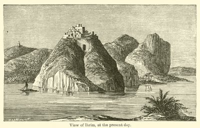 View of Ibrim, at the present day by French School