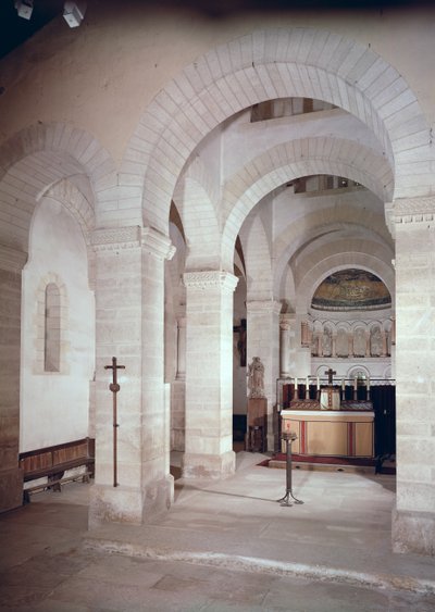 View of the choir by French School