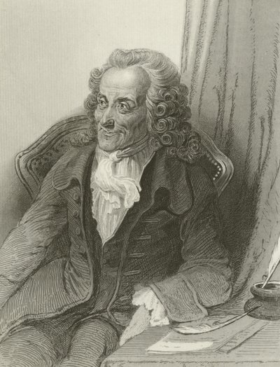 Voltaire, French writer by French School