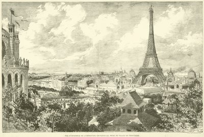 General View of the Universal Exhibition, Taken from the Trocadero Palace by French School