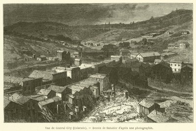 View of Central City, Colorado by French School