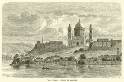 View of Gran (engraving) by French School