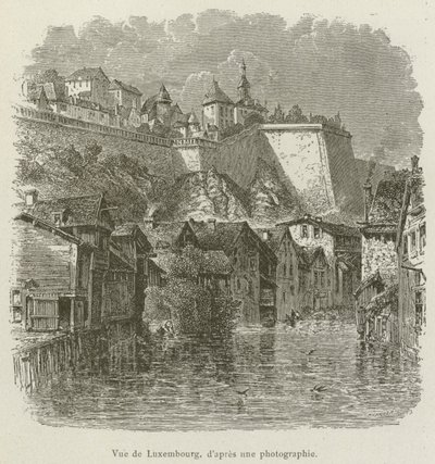 View of Luxembourg by French School