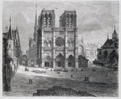 View of Notre-Dame de Paris - in 