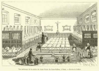 Interior View of the Crèche of Saint-Pierre du Gros-Caillou, Paris by French School