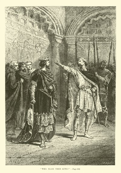 Who made thee King? by French School
