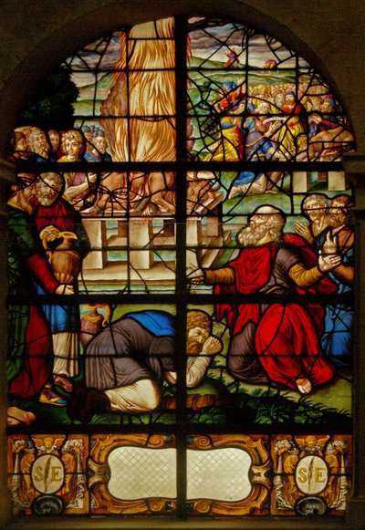 Window Charnier-8 depicting Elijah