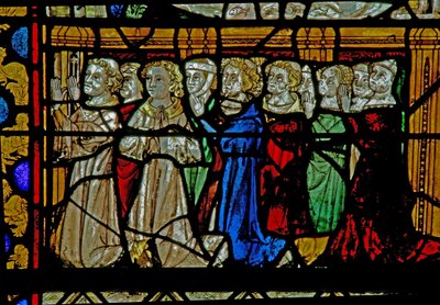 Large Group of Donors (Window W12) by French School