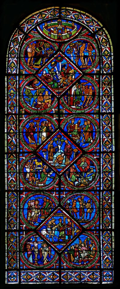 Good Samaritan Window by French School