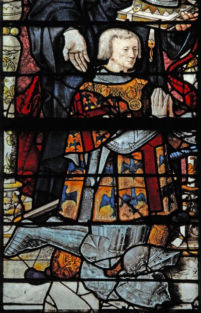 Window depicting Guillaume de Montmorency, the donor by French School